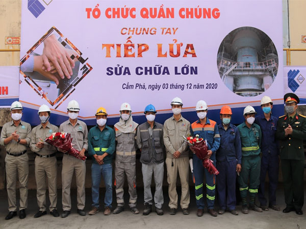Công ty CP Xi măng Cẩm Phả ra quân " Chung tay tiếp lửa sửa chữa lớn"